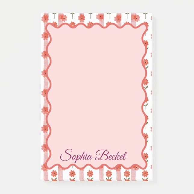 Daisy Coquette Rand Anteckningsblock Post-it Block (Framsida)