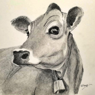 Daisy Cow välkomstkort Kort