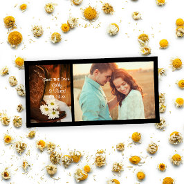 Daisy CowboyBoots Westernare Bröllop spara datum Spara Datumet