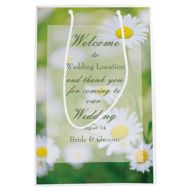 Daisy Daisy Flower Blommigt, sommartid, Bröllop (Framsidan)