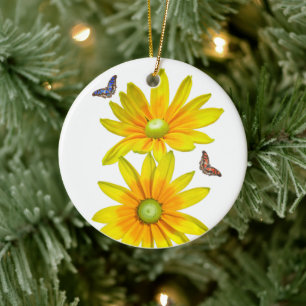 Daisy, Daisy, ge mig ditt svar... Julgransprydnad Keramik