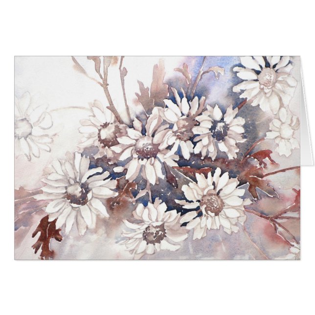 Daisy daisy hälsningskort (Framsidan Horizontal)