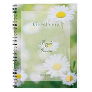 Daisy Daisys Flower Blommigt, sommargäst bok Anteckningsbok Med Spiral