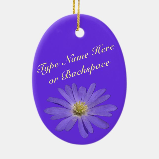 Daisy Dekoration för prydnadsblomma jul (Baksidan)