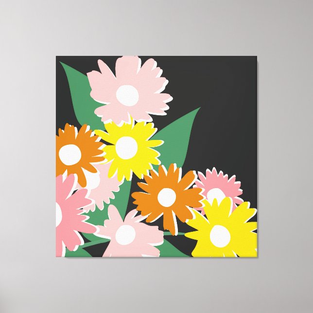 Daisy Delight Canvastryck (Framsida)