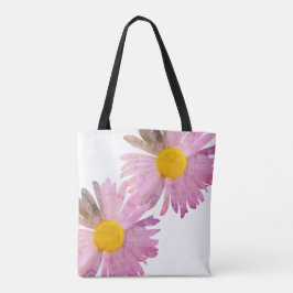 Daisy Delight Tote Bag - Skriv ut över allt Tygkasse
