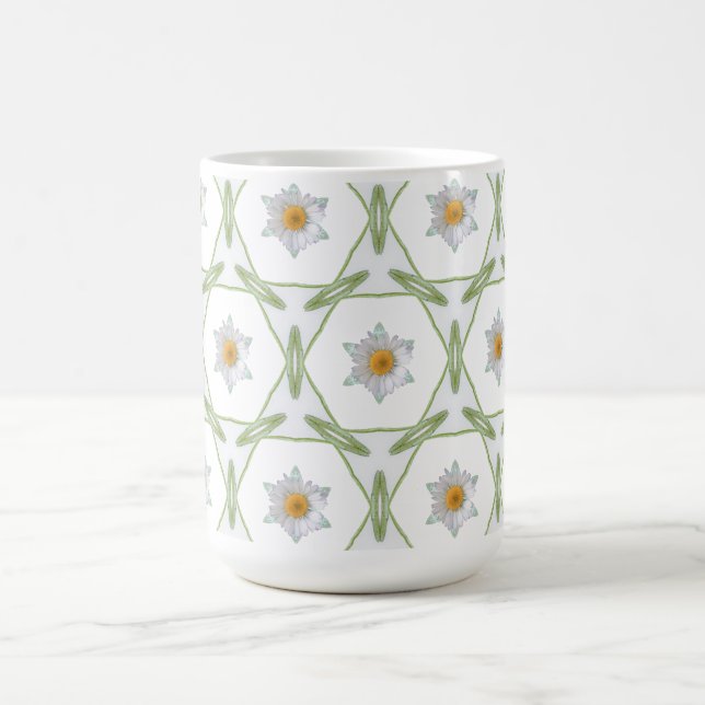 Daisy Design - Geometric Daisy Design Cup Kaffemugg (Center)