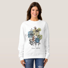Daisy Doodle i Bläck och vattenfärg T Shirt