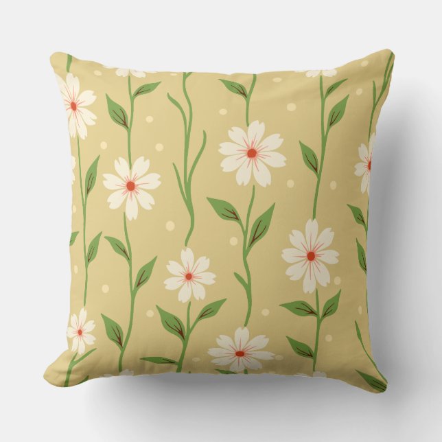 Daisy Dot Vineland Guld Pillow Kudde (Framsida)