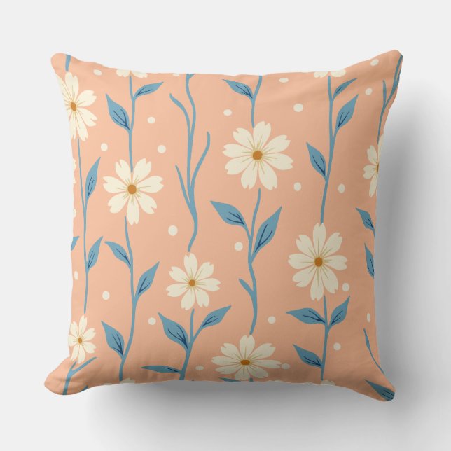 Daisy Dot Vineland Peach Pillow Kudde (Framsida)