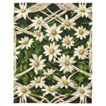 Daisy Dream Fleecefilt - Stor