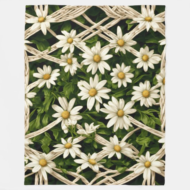 Daisy Dream Fleecefilt - Stor (Framsidan)