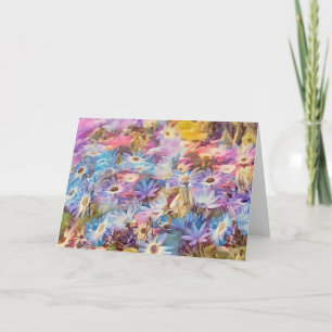 Daisy Dream Garden Art Note Card Kort