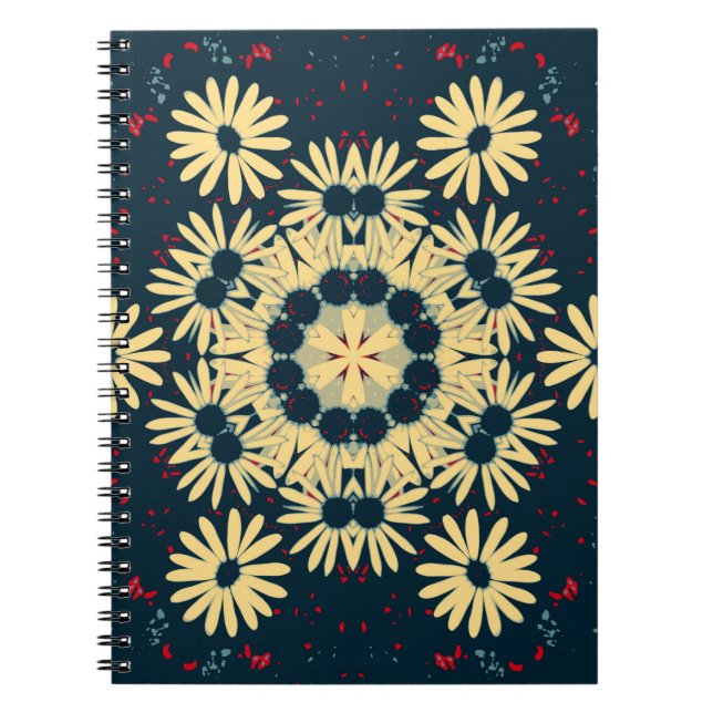 Daisy Dreams Mandala Anteckningsbok (Framsidan)