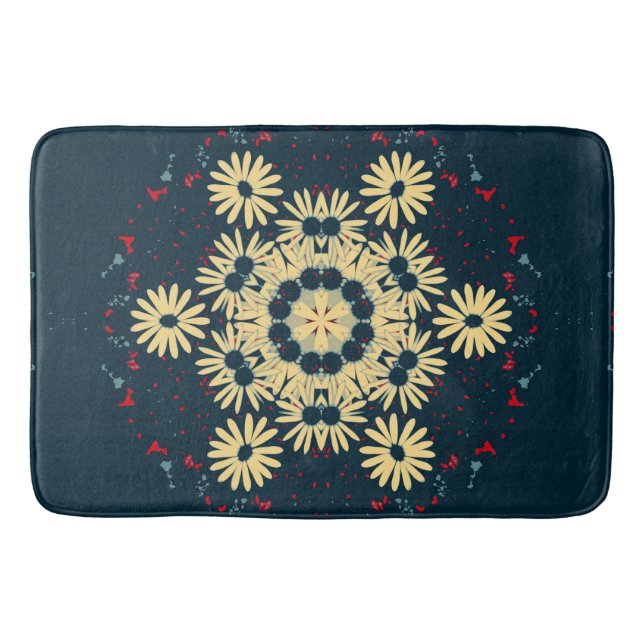 Daisy Dreams Mandala Badrumsmatta (Framsidan)