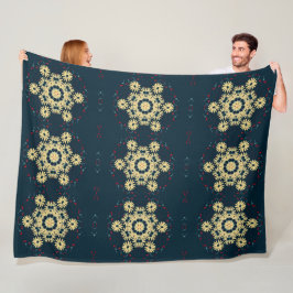 Daisy Dreams Mandala Fleecefilt