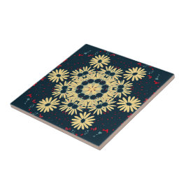 Daisy Dreams Mandala Kakelplatta