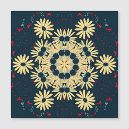 Daisy Dreams Mandala Magnetkort