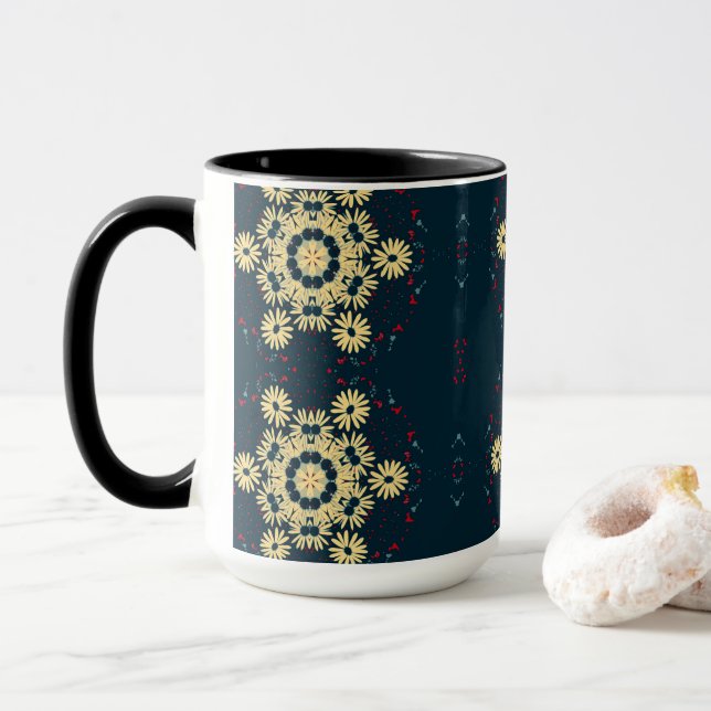 Daisy Dreams Mandala  Mugg (Med munk)