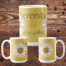 Daisy efter kaffets Gult Kaffemugg