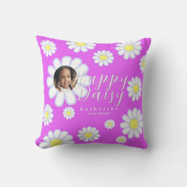 Daisy - enkelt fotovåld kudde
