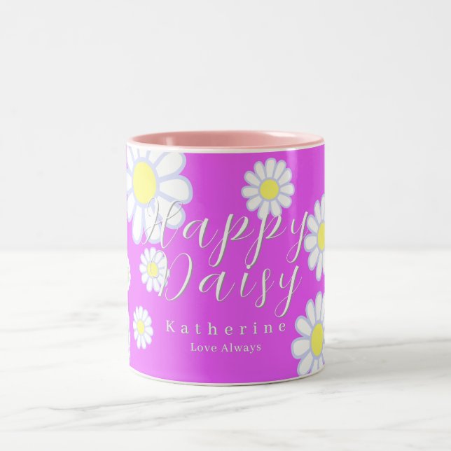 Daisy - enkelt våld Två-Tonad mugg (Center)