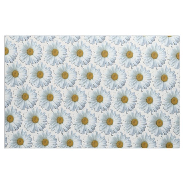 Daisy Fabric Gult Daisy Fabric Cotton eller Poly Tyg (Fat Quarter)