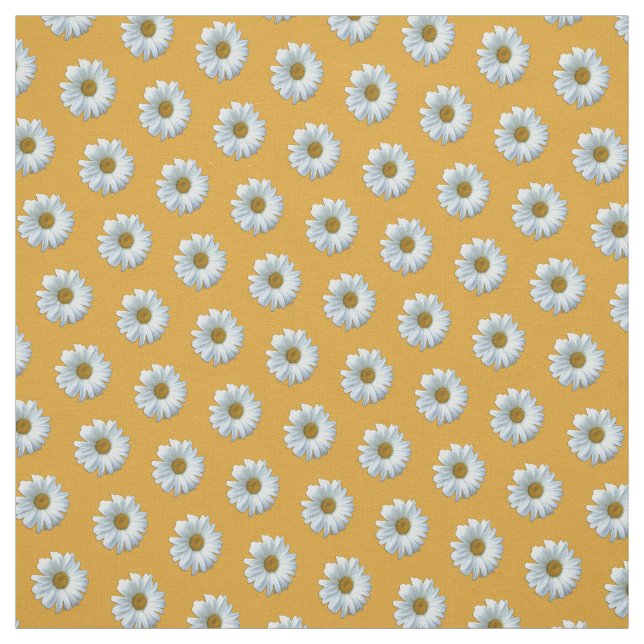 Daisy Fabric Lila Daisy Fabric Cotton or Poly Tyg (Provkarta)