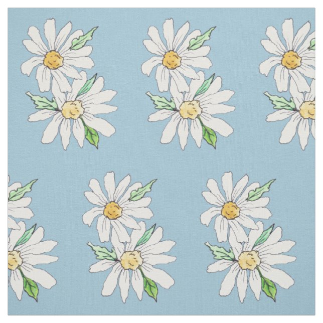 Daisy Fabric Tyg (Provkarta)