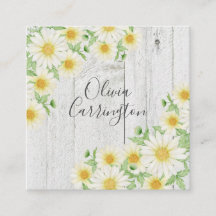 Daisy Faux Wood Personlig Namn