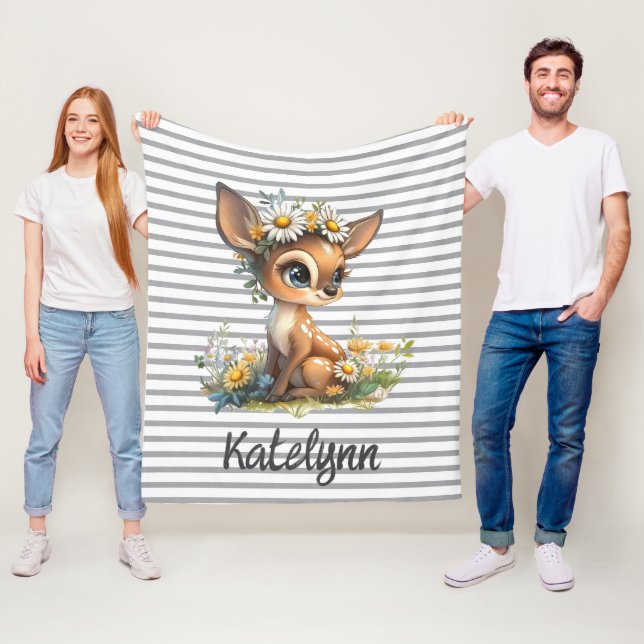 Daisy Fawn Snuggle Fleecefilt (På plats)