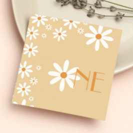 Daisy Flicka 1:a födelsedagartema Pappersservett