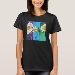 Daisy Flo för naturverk, botaniska trädgårdsblommo T Shirt