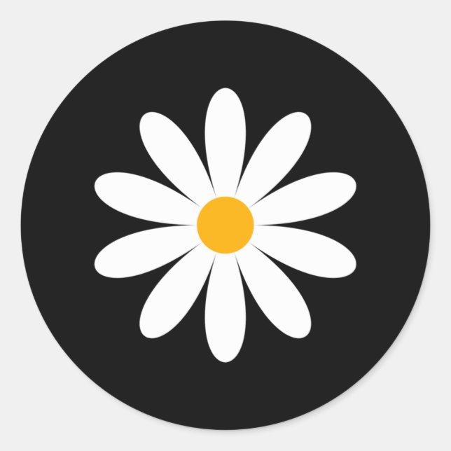 DAISY FLÖDE RUNT KLISTERMÄRKE (Framsida)