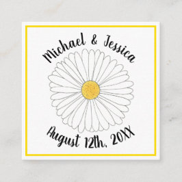 Daisy Flower Blommigt Daisys Petals Garden Party Tilläggskort