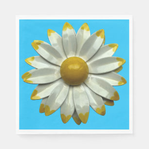 Daisy Flower - Blommigt Vår Sommarbröllop Pappersservett