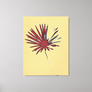 Daisy Flower c.1982 #2 - Fin arbetsyta Canvastryck