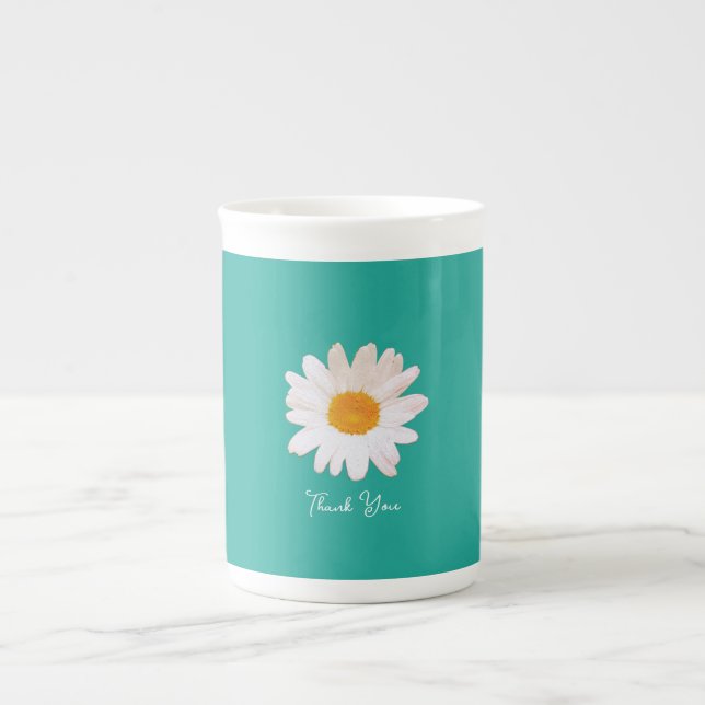 Daisy Flower Dream– Summer Botanical Cozy Benporslin Mugg (Framsidan)