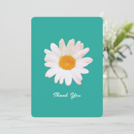 Daisy Flower Dream – Summer Botanical Thank You Julkort