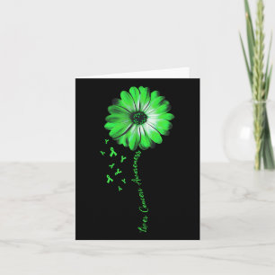 Daisy Flower Liver Cancer Awareness Gifts Kort