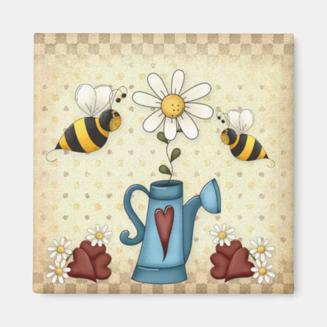 Daisy Flower Magnet (Framsidan)