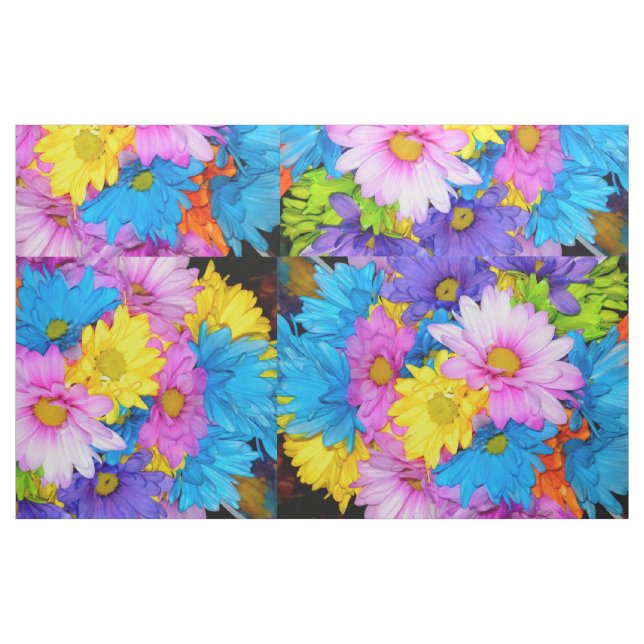 Daisy Flower Mix Fabric Tyg (Yard)