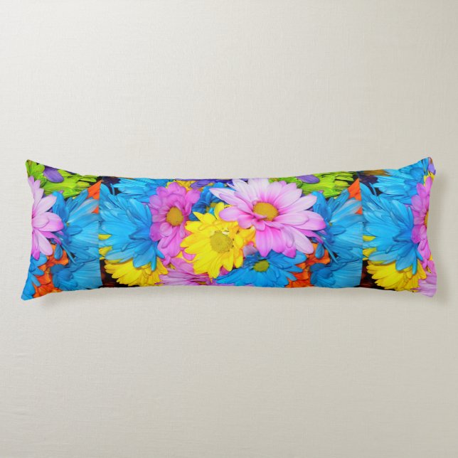 Daisy Flower Mix Pillow Kroppskudde (Framsidan)