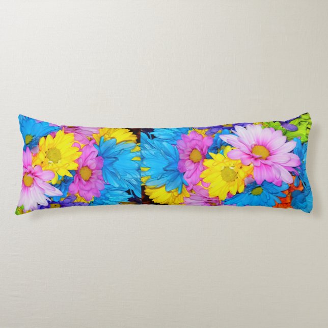 Daisy Flower Mix Pillow Kroppskudde (Framsidan)