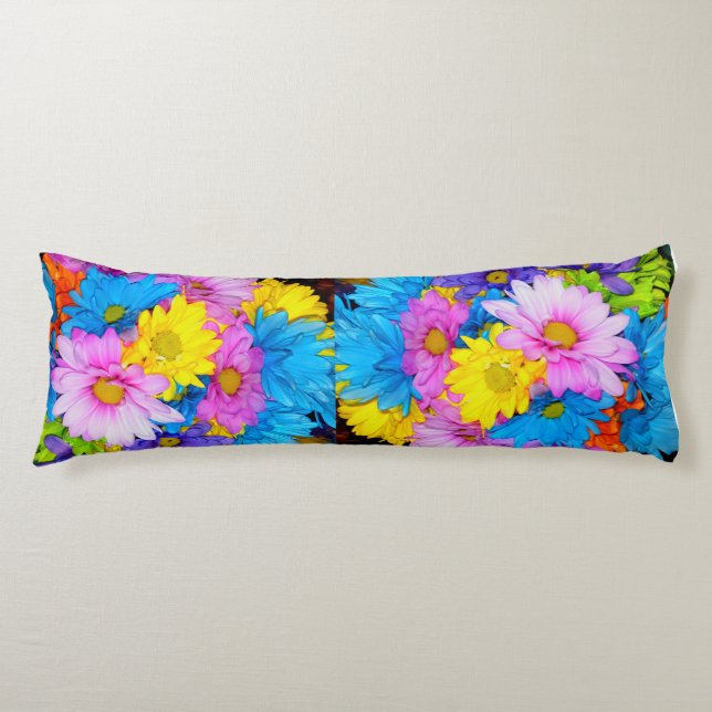 Daisy Flower Mix Pillow Kroppskudde (Framsidan)