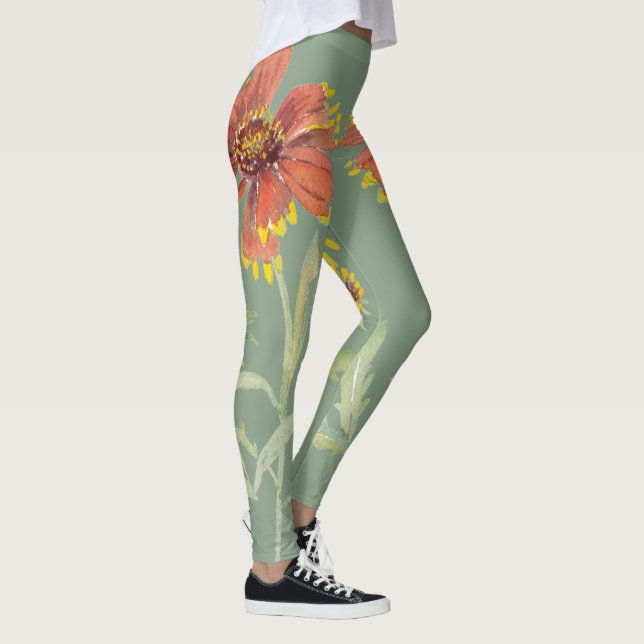 Daisy Flower Power Leggings (Höger)