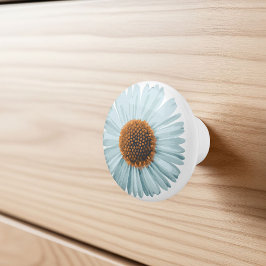 Daisy Flower Print Knob, Bring a Touch of Whimsy t Knopp