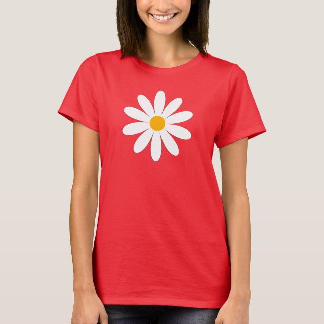 Daisy Flower T Shirt (Framsida)