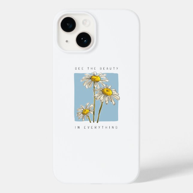 Daisy Flowers Beauty Slogan (Baksida)