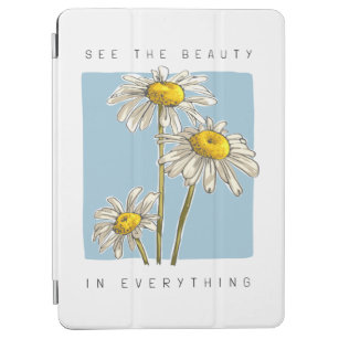 Daisy Flowers Beauty Slogan iPad Air Skydd